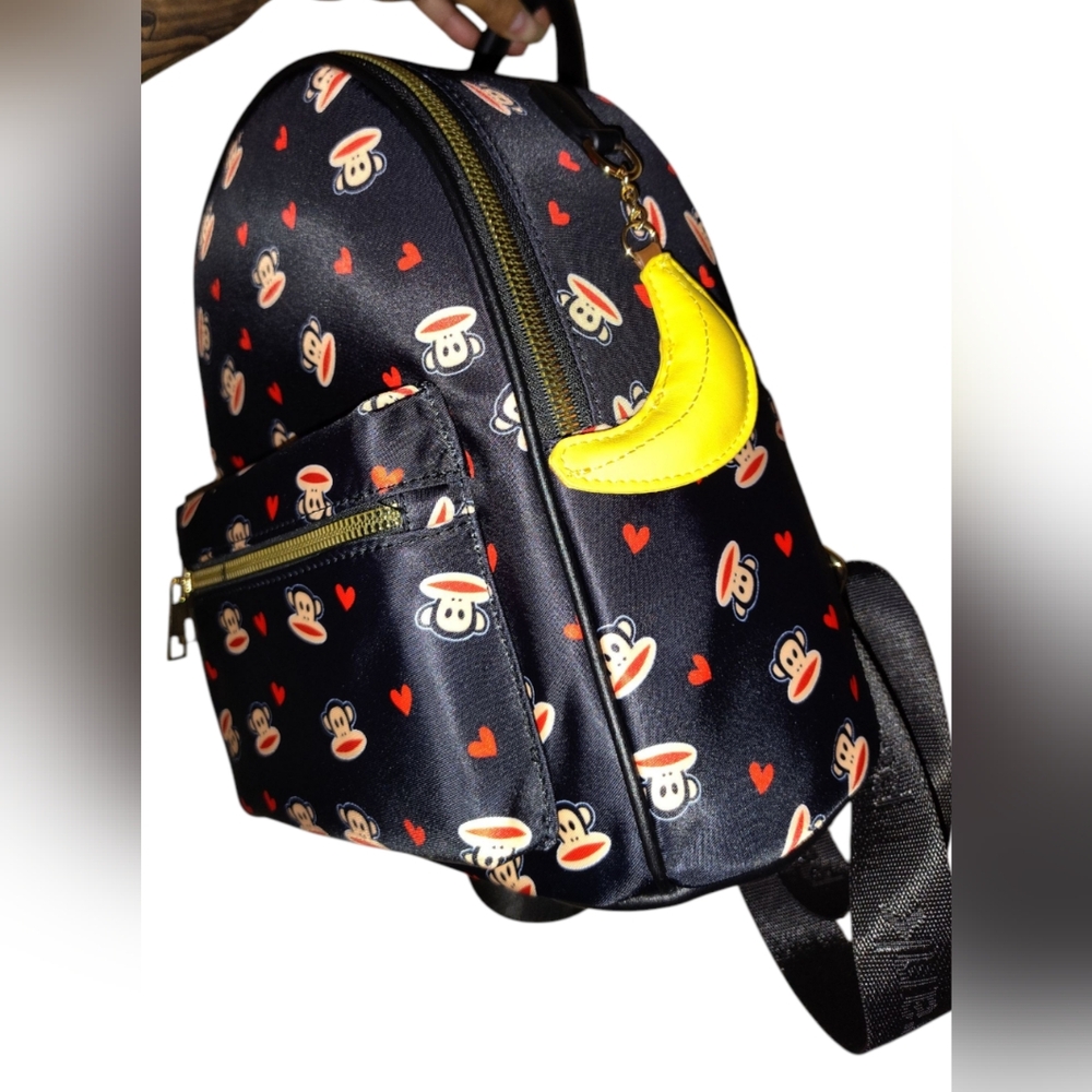 Paul Frank Black Backpack with Monkey⚡️